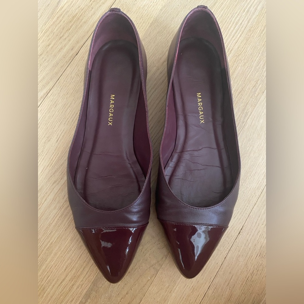 Margaux The Point Flats Burgundy Size 39.5W